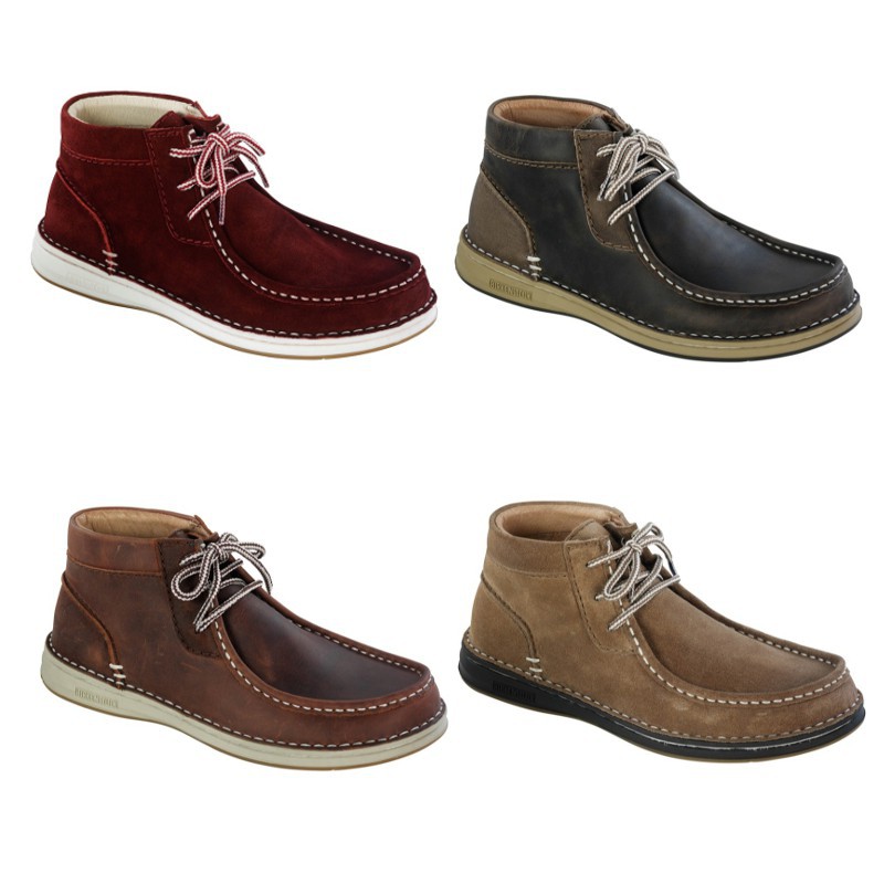 Birkenstock Timmins High Men's Leather/Felt Over Ankle Boot