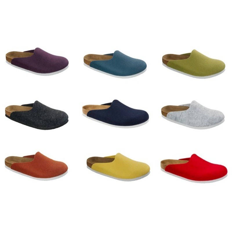 birkenstock felt slippers