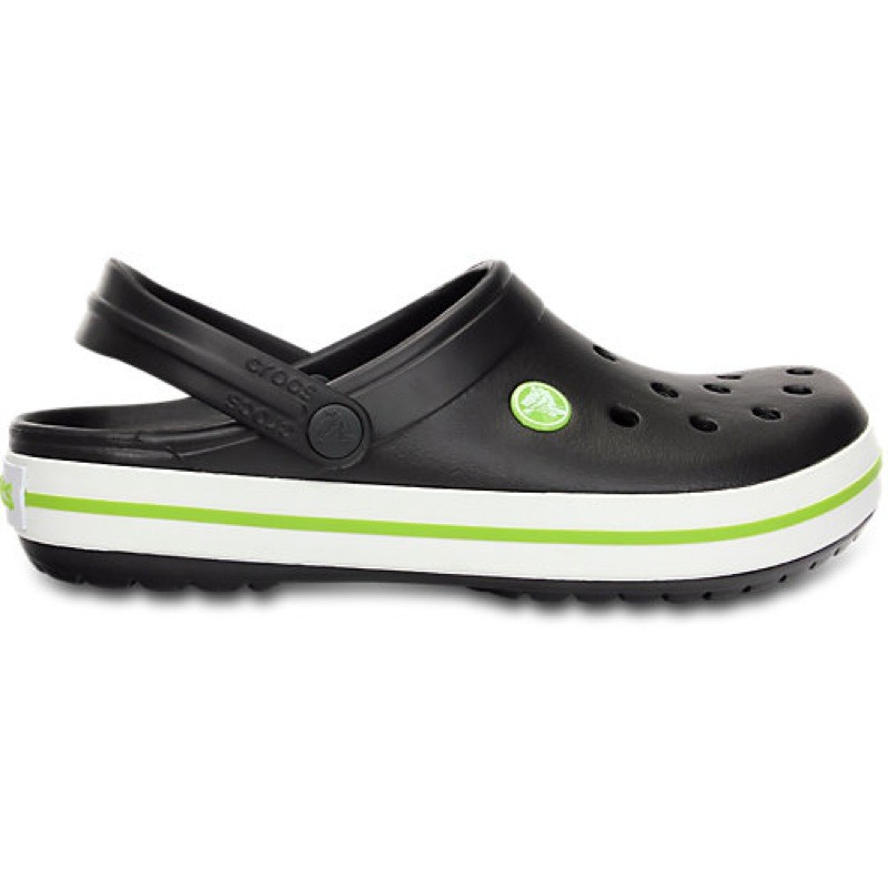 black and blue crocs