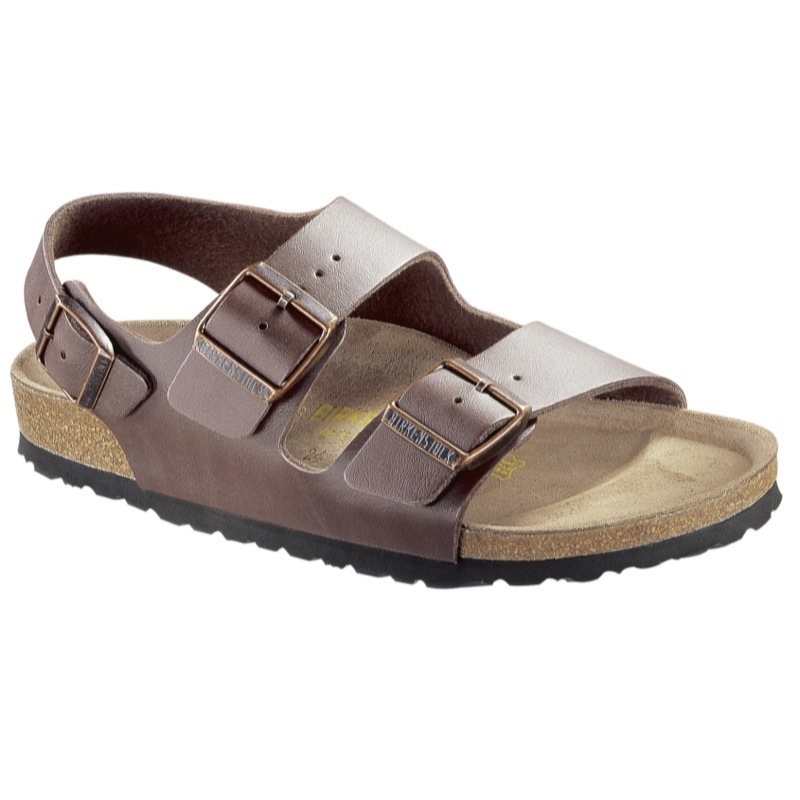 Birkenstock Milano Sandals Birko-Flor - regular narrow - white brown black blue | eBay