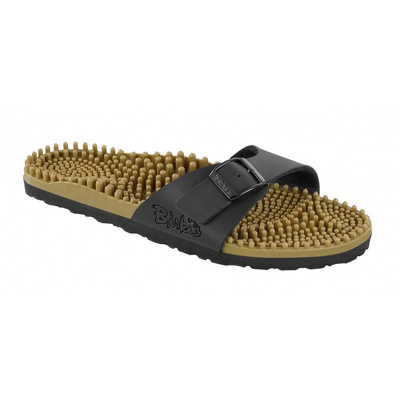 Birki by Birkenstock Noppy Flex sandals regular black Birko Flor ...