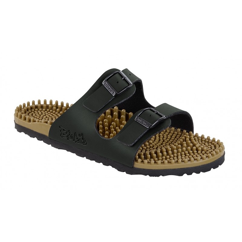 Birki by Birkenstock Super Noppy sandals regular - black white blue brown - Picture 3 of 3