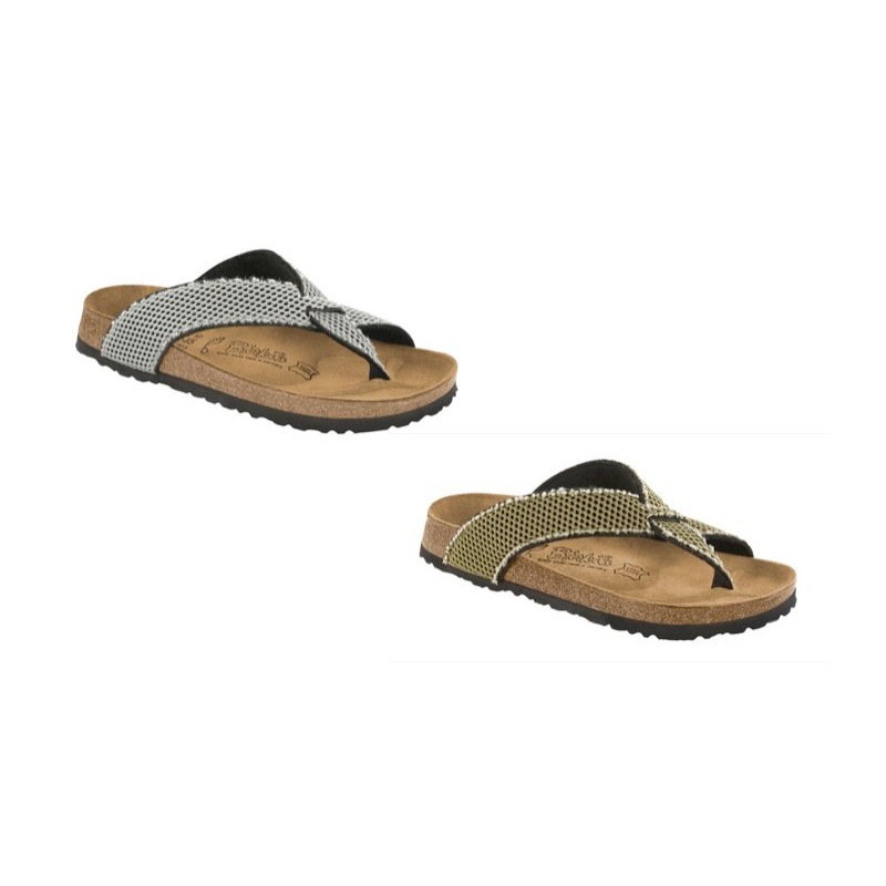 Birki by Birkenstock Cancun sandals regular grey green textile | eBay