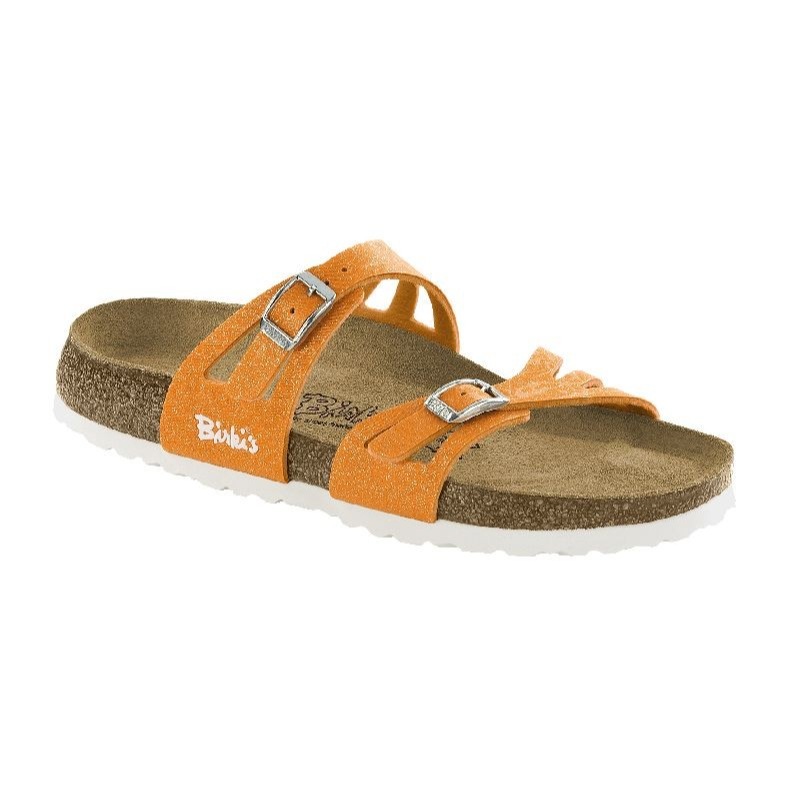 Birki by Birkenstock Moorea Sandals Narrow White Orange Brown Beige ...