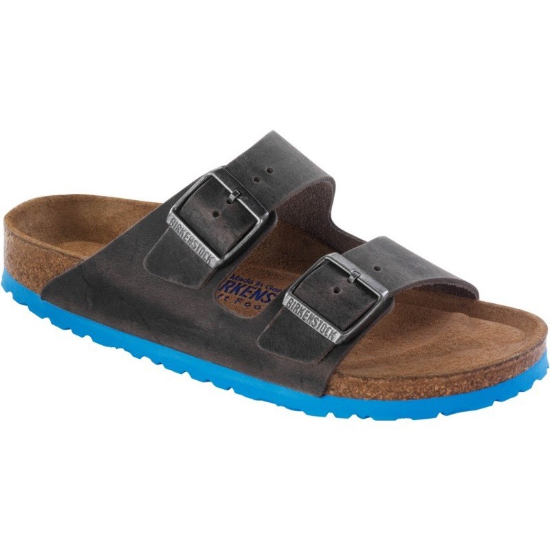 turquoise and brown sandals